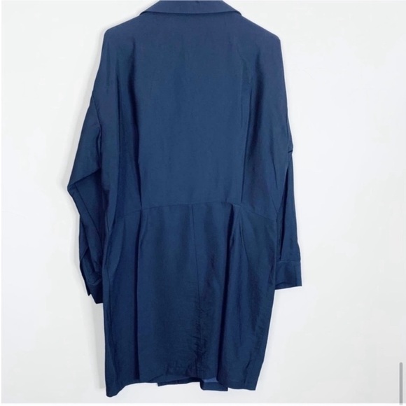 Vince long sleeve wrap dress in navy NWT - Picture 5 of 13